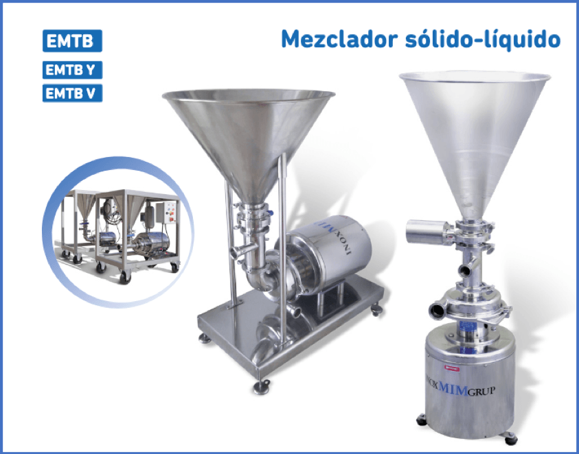 Mezcladores industriales para líquidos